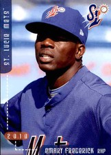 2010 St. Lucie Mets Grandstand #16 Emary Frederick Deltona Florida Baseball Card