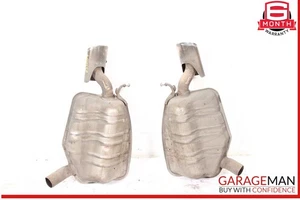 06-09 Mercedes W211 E550 AMG Exhaust Muffler Mufflers Tips Assembly Set of 2 OEM - Bild 1 von 16