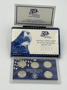 Proof Set 50 State Quarter Set 2003 S US Mint OGP & COA - Picture 1 of 2