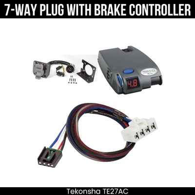 Tekonsha 7Way + Brake Control For 03-09 Dodge Ram 1500 2500 3500 08-09 4500 5500 - Image 1 of 4