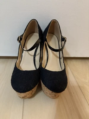 Cuñas negras Wild Diva talla 6  Foto 1 de 4