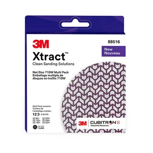 3M 710W Xtract Cubitron II Net Discs [Multipack]: 6 in. width (Purple) *12-discs - Picture 1 of 5