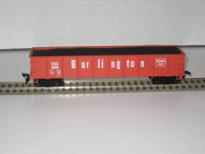 Bachmann HO Scale Burlington 40' Gondola with Coal Load - Bild 1 von 4