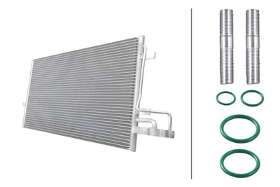 HELLA Kondensator, Klimaanlage  u.a. für FORD, LAND ROVER, VOLVO - Bild 1 von 4