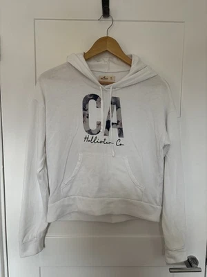 White Hollister ‘CA’ Hoodie Size 6 - Image 1 of 4