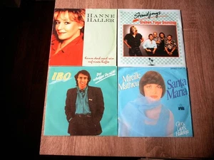 KONVOLUT: 7 x 7" Schlager-Singles 80er J. mit Orig. Cover. Alle abgebildet! - Bild 1 von 2