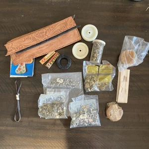 BULK LOT Tandy Leather Eyelets, Antique Brass, Brass Plate & Antique. See photo - Picture 1 of 14
