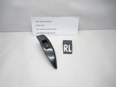 2011-2014 Toyota Sienna Rear Left Door Window Regulator Switch 7427208010 OEM Foto 1 de 4