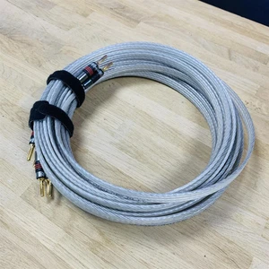 QED Airlock Bi Wire Speaker Cables 5m (Pair) 2 by 4 Banana Plugs - Picture 1 of 3