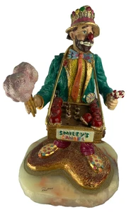 Statua statuina Massive 1990 - firmata Ron Lee - Smiley's Candies L-217 Candy Man - Foto 1 di 15