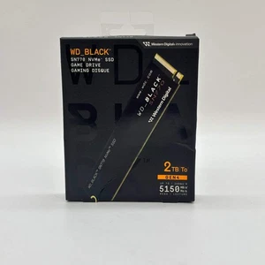 New Western Digital 2280mm WD Black 2TB M.2 NVMe Gen 4.0 x 4 SSD WDBB9G0020BNC - Bild 1 von 6