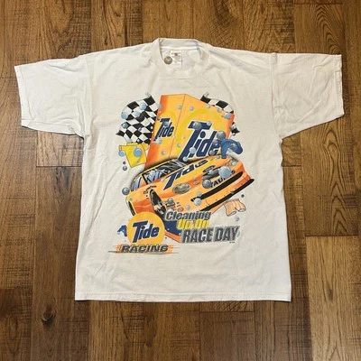 Camiseta De Colección Años 90 1999 NASCAR Marea Carreras Limpieza en el Día de la Carrera XL Y2K Foto 1 de 4