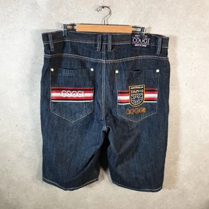 Vintage Coogi Baggy Y2K Hip Hop Jorts Shorts Herren W40 Blau Denim USA - Bild 1 von 8