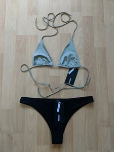 Weekday Damen Bikini grün schwarz Größe S - Bild 1 von 5