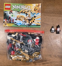 LEGO 70503 Ninjago: Set 100% Complete W/Manual-Missing Golden Ninja & Box-Read