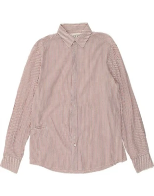 GUESS Mens Shirt Large Multicoloured Striped Cotton BA20 - Image 1 of 3