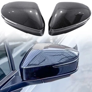 Tapa de cubierta de espejo retrovisor con patrón de fibra de carbono 2 piezas para Toyota C-HR CHR 2024 2025 - Imagen 1 de 6