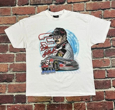Vintage NASCAR Dale Earnhardt The Man Chase Authentics Racing T Shirt Mens Large - Image 1 of 4