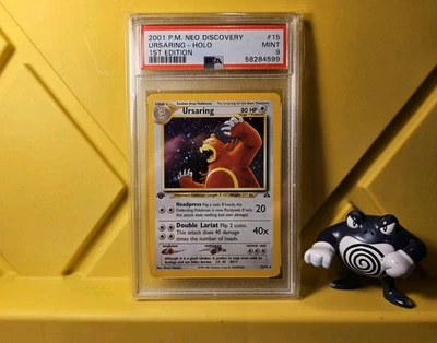 1st Edition Ursaring Holo 15/75- PSA 9 MINT-Neo Discovery- Pokemon First - Image 1 of 4
