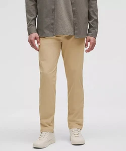 $128 LULULEMON ABC Classic-Fit Mens Trouser - LM5ADFS - Trench - 34 x 34 - Picture 1 of 8