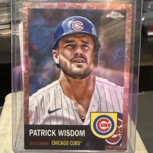 2022 Topps Chrome Platinum Refractor #170, PATRICK WISDOM /75, Chicago Cubs - Picture 1 of 3
