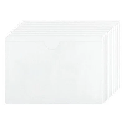 45 Pcs Self Adhesive Index Card Pockets with Top Open, 4.7" x 3.5" Label Holder - Image 1 of 4