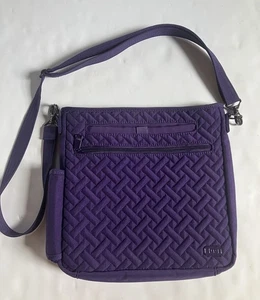 Lug lila Somersault Umhängetasche Damen Handtasche gefüttert Wasserflasche Beutel EUC - Bild 1 von 10