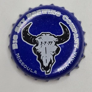 Bottle Cap Crown Big Sky Brewing Company Missoula MT Beer Brewery Buffalo Skull - Picture 1 of 2