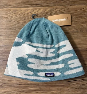 NWT Patagonia Beanie Hat Adrift Shadow Blue Adult One Size - Image 1 of 4
