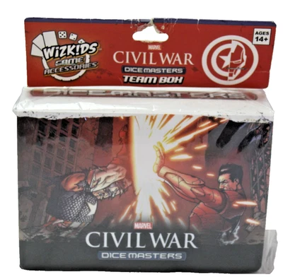 NEW Marvel Civil War Dice Masters Team Box Head-To-Head Card Battle Game Wizkids - Image 1 of 4