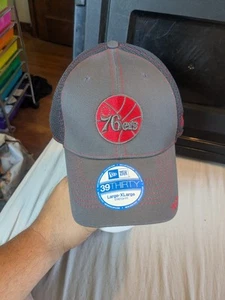 Philadelphia 76ers Fitted Hat Large/Xlarge - Picture 1 of 4