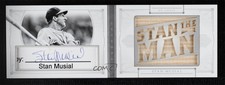 2015 National Treasures Legends Cuts Booklets Bat Nickname /10 Stan Musial Auto
