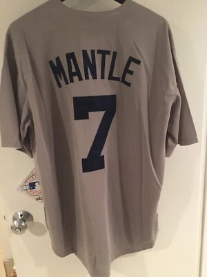 Camiseta retro Mickey Mantle NY Yankee, para hombre L, nueva con etiquetas. Foto 1 de 4