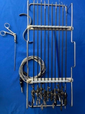 Karl Storz Clickline  Advanced 12 pc Long Laparoscopic set bariatric 5mm x 43cm - Image 1 of 4