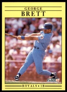 1991 Fleer #552 George Brett