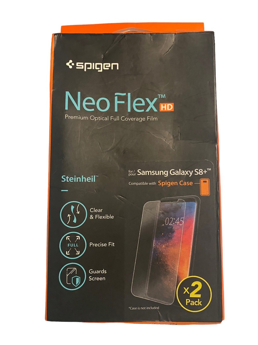 Spigen NEOFLEX Galaxy S8 保護フィルム スプレーを使って全面ピッタリ保護な Samsung Galaxy S8用 保護