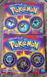 (2) 1999 Pokemon Battling Coin Game Packs Open - Picture 1 of 5