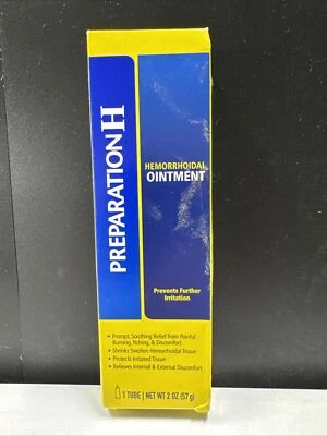 Ungüento hemorroidal PreparationH - 2 oz (57 g) alivio calmante rápido caducidad 07/2025+ Foto 1 de 4