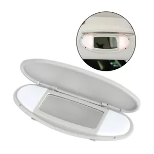 Sun Visor Mirror Frame Cover For BMW MINI Cooper R55 R56 R60 2007-2014 Gray - Bild 1 von 8