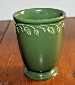 Longaberger vaso da fiori in ceramica verde edera da giardino - Foto 1 di 6