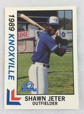 1989 Knoxville Blue Jays-Southen League BEST Baseball Card-Shawn Jeter