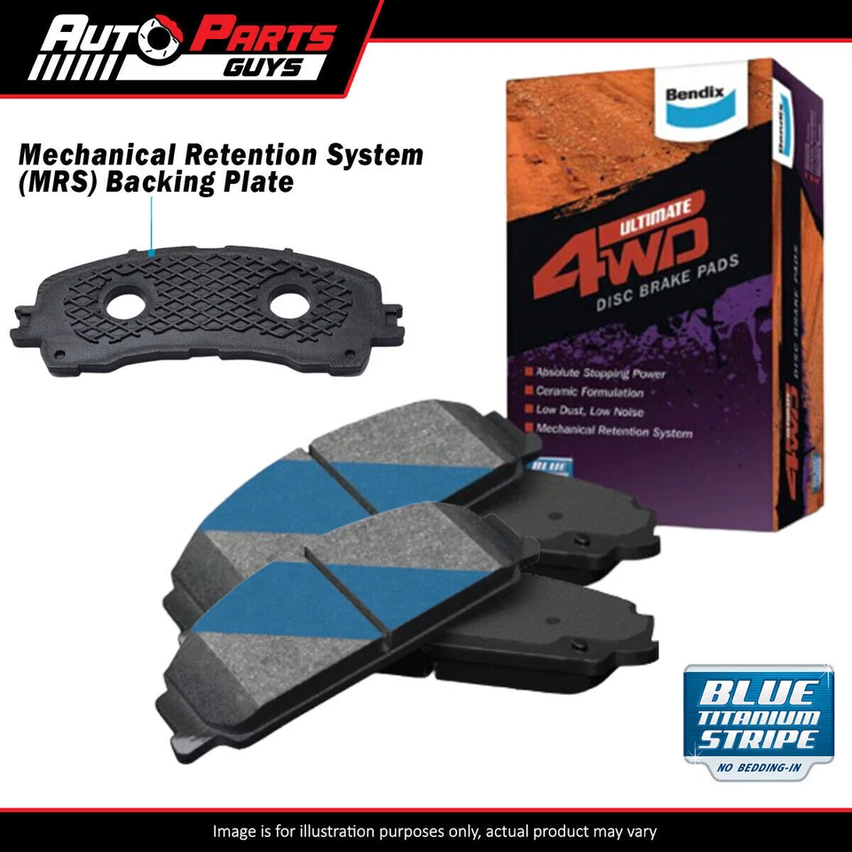Bendix Ultimate 4WD Front Brake Pad Set | DB1780-ULT4WD - Image 1 of 1