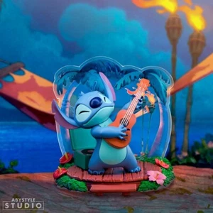 DISNEY LILO & STITCH Figurine STITCH GUITARE 10 cm N° 78 ABYSTYLE - Picture 1 of 5