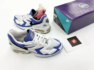 1994 Vintage Women Nike Air Max 2 Light Sapphire voltage cherry sz 9.5W/8Men. - Picture 1 of 11