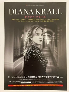 DIANA KRALL Japan Tokyo Orchard Hall Concert Flyer/Handbill 2019 Single-Sided - Picture 1 of 1