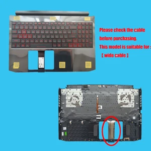 New For Acer Nitro AN515-44 AN515-55 Palmrest Backlit Keyboard 6B.Q7KN2.033 US - Picture 1 of 9