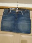 Jeans Out Wear Women's SHort Blue Jean Mini Skirt Size 7/8