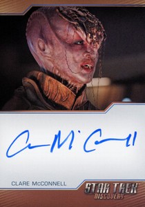 RITTENHOUSE STAR TREK DISCOVERY SEASON 2 CLARE MCCONNELL AUTOGRAPH CARD