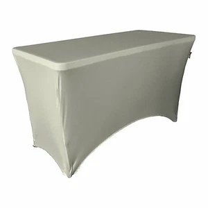 LA Linen Rectangular Spandex king size and regular size Tablecloth. Made in USA - Picture 1 of 11