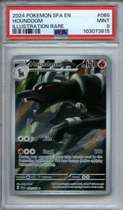 Pokemon Scarlet & Violet Shrouded Fable Houndoom Illustration Rare 066/064 PSA 9 - Picture 1 of 2